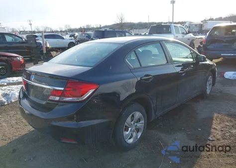 2015 Honda Civic Lx из США, поврежденный, VIN 19XFB2F56FE041462